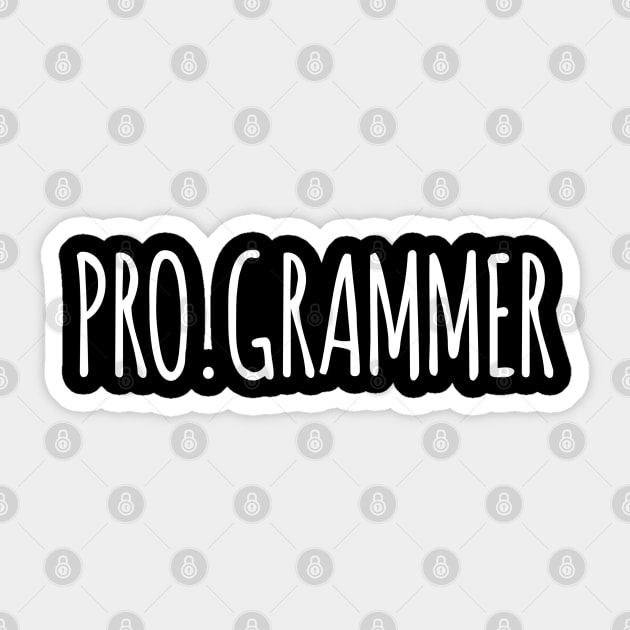 PROgrammer Funny Sticker by Printnation